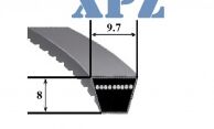 Узкопрофильные клиновые ремни с фасонным зубом XPZ