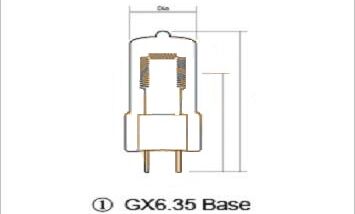 Одноцокольная специальная галогенная лампа GX6.35