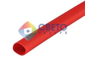 Термоусадочная трубка Светоприбор 8 мм 1 м Красный